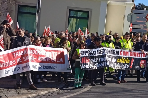 Concentração de trabalhadores da C.M. de Sintra 9Fev2023 7ac26
